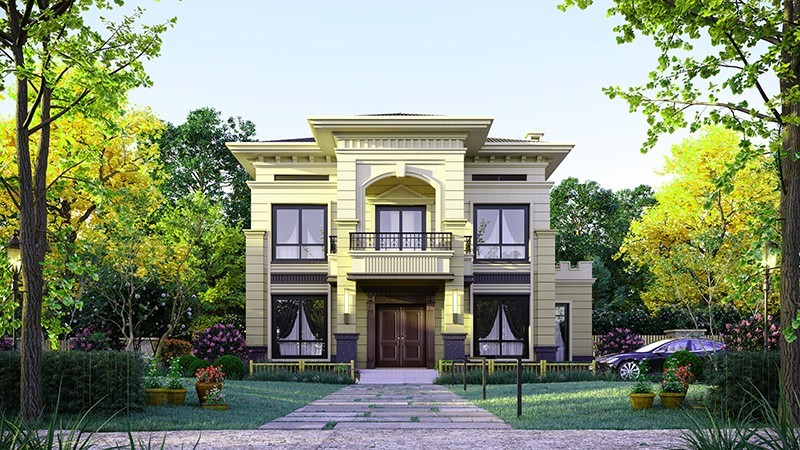 安康中式合院住宅，开放庭院与邻里乡亲更亲近